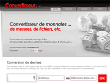 Tablet Screenshot of convertisseur.com